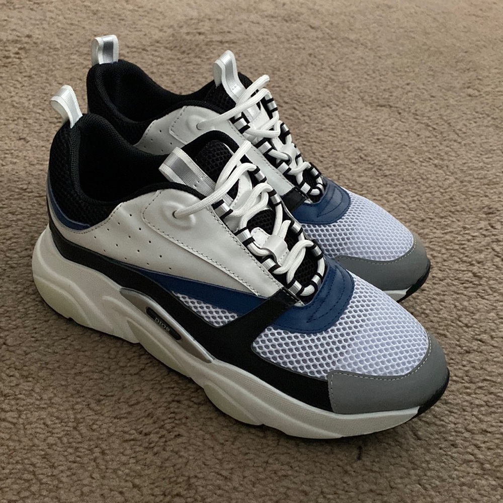 Dior B22 blue grey black and white color way, size 9 Eu 41.5